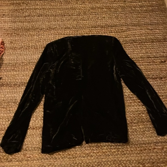 Urban outfitters green crushed velvet blazer - Picture 5 of 6